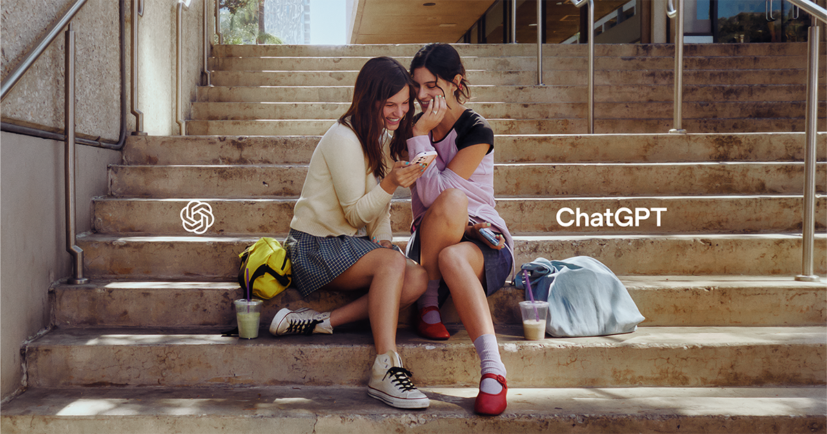 Two friends using ChatGPT together — conversational discovery in everyday life